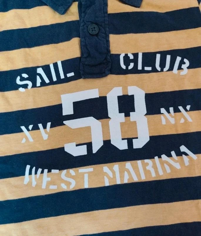 Camiseta com gola listrada 🧸 Tamanho 86/92 cm 🧸 H&M – photo 3